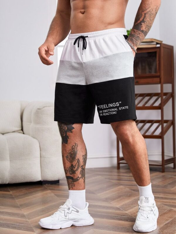 Men Letter Shorts